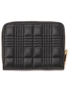 Women's Lola Quilted Zipper Card Wallet Black - BURBERRY - BALAAN 3