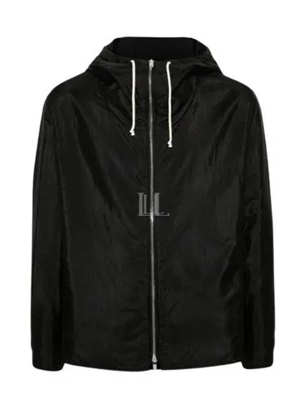 Blouson Nylon Hooded Jacket Black - JIL SANDER - BALAAN 2