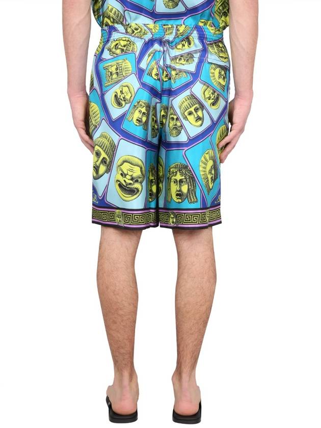 Le Marchere LE MASCHERE Silk Shorts - VERSACE - BALAAN 5