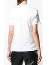 Skull Print Short Sleeve T-Shirt White - ALEXANDER MCQUEEN - BALAAN 4