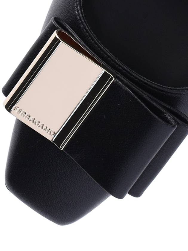 Ferragamo With Heel Black - SALVATORE FERRAGAMO - BALAAN 5