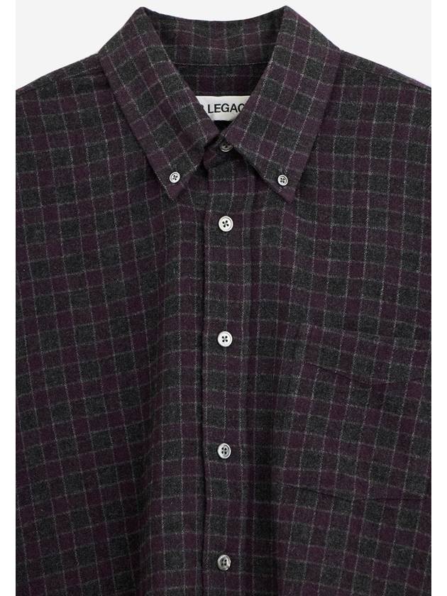 Borrowed BD Long Sleeve Shirt  Purple - OUR LEGACY - BALAAN 4