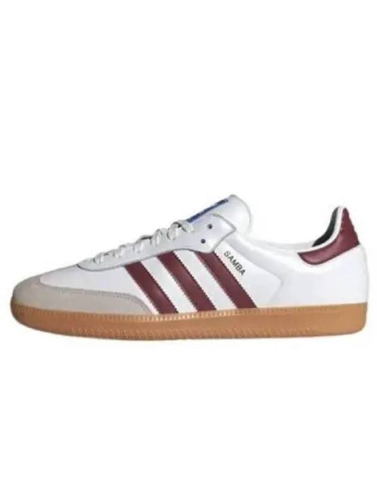 Samba OG Leather Low Top Sneakers Cloud White - ADIDAS - BALAAN 2