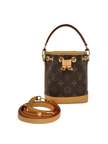 M81266 Monogram Canvas Nano Noe Bucket Tote Bag Strap - LOUIS VUITTON - BALAAN 1