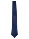 CC Logo Silk Tie Navy - CHANEL - BALAAN 4