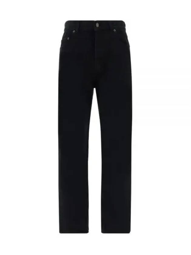 Vanessa Denim Straight Jeans Black - SAINT LAURENT - BALAAN 2