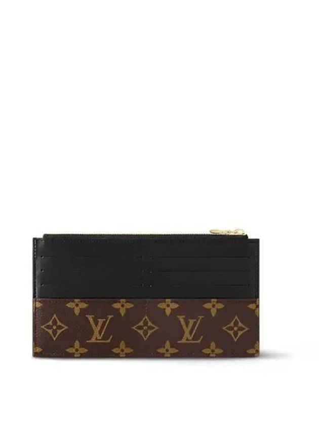 Slim Monogram Card Wallet Brown - LOUIS VUITTON - BALAAN 4