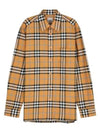 Men's Vintage Check Long Sleeve Shirt Dusty Orange - BURBERRY - BALAAN 2