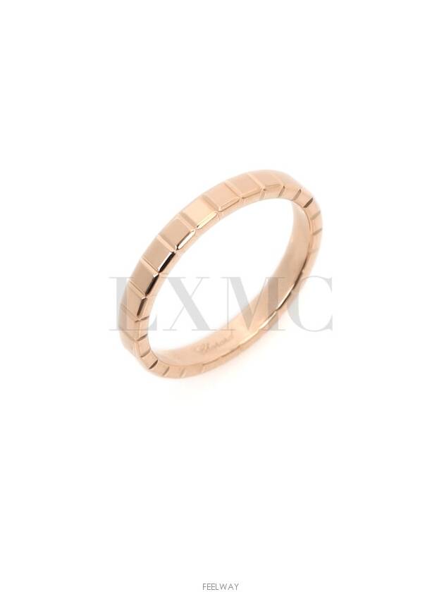 Ice Cube Pure Rose Gold Ring Diamond No 49 9 - CHOPARD - BALAAN 3