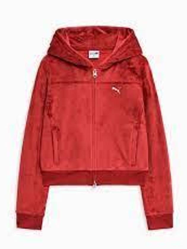 Women's Fierce Winter Zip-Up Hoodie Red - PUMA - BALAAN 2