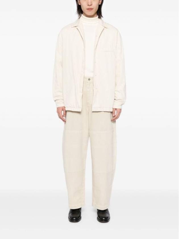 Cotton Long Sleeve Turtleneck Cream - LEMAIRE - BALAAN 6