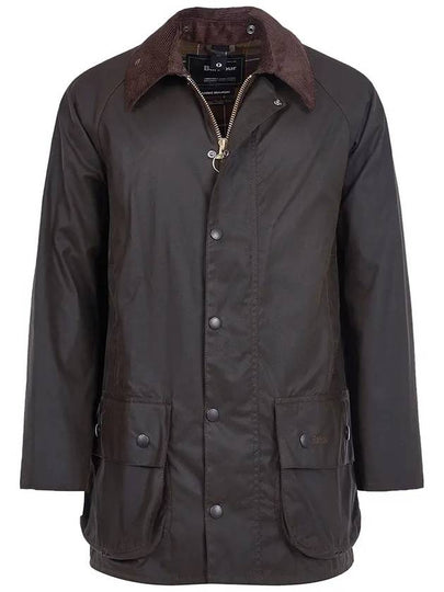 Classic Beaufort Wax Jacket Olive - BARBOUR - BALAAN 2