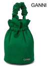 Women's Logo Bucket Bag Kelly Green - GANNI - BALAAN 4