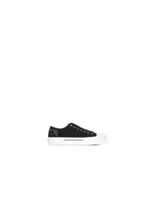 Check Ekd Cotton Low Top Sneakers Black - BURBERRY - BALAAN 2