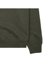 Wappen Patch Crew Neck Cotton Sweatshirt Musk Green - STONE ISLAND - BALAAN 7