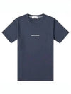 Micro Graphics One Print Short Sleeve T Shirt Navy - STONE ISLAND - BALAAN 2