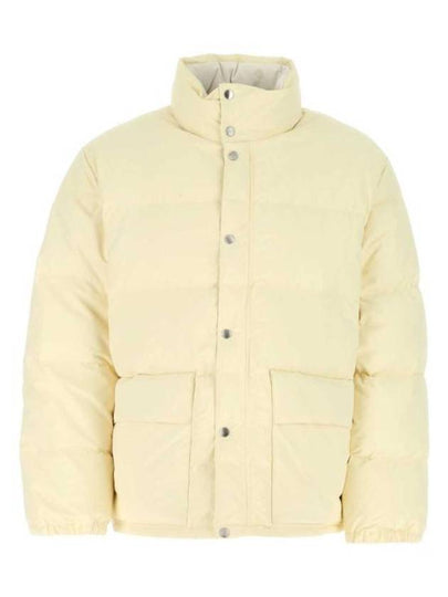 High Neck Padded Quilted Down Jacket Yellow - JIL SANDER - BALAAN 2