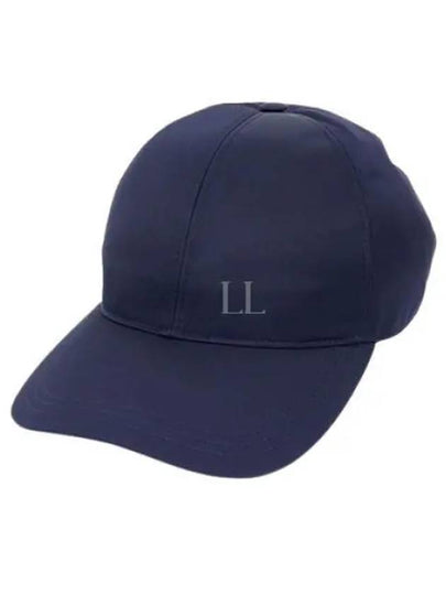 Re-Nylon Triangle Logo Baseball Cap Dark Blue - PRADA - BALAAN 2