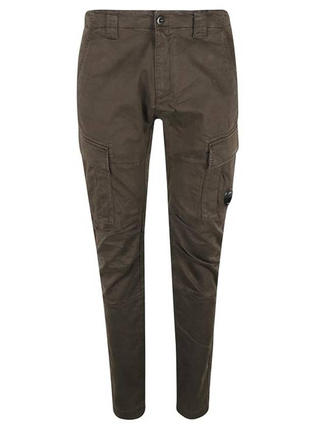 Stretch Sateen Ergonomic Lens Double Cargo Straight Pants Ivy Green - CP COMPANY - BALAAN 2