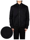 Triangle Pocket Nylon Zip Up Jacket Black - BOTTEGA VENETA - BALAAN 2