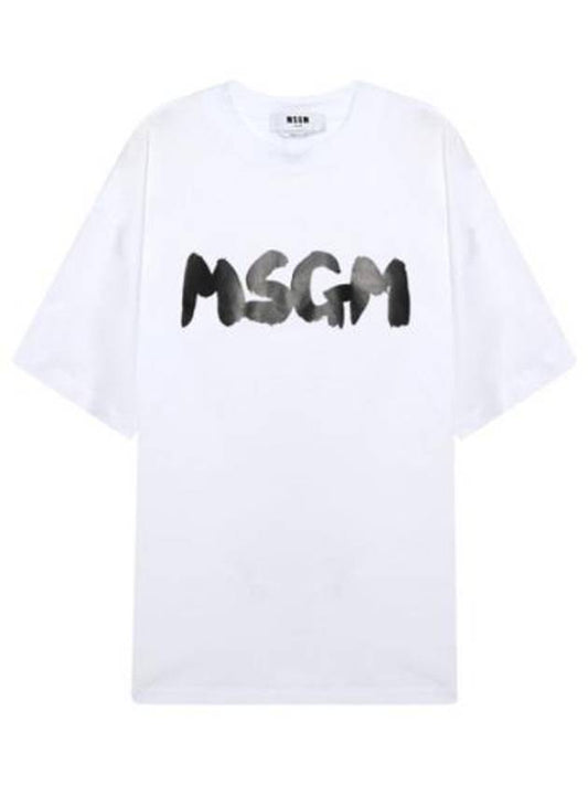 short sleeve t-shirt cloud logo - MSGM - BALAAN 1