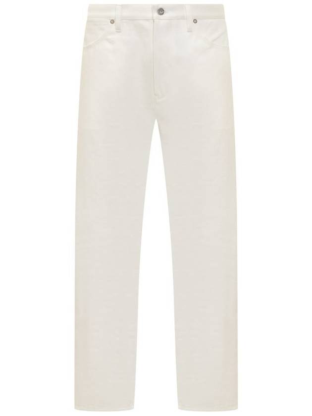 Denim Straight Pants J23KA0101J46544 102 WHITE - JIL SANDER - BALAAN 2