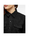 WARDROBE NYC Chest Flap Pocket Denim Shirt W1013PC BLACK - ETC - BALAAN 4