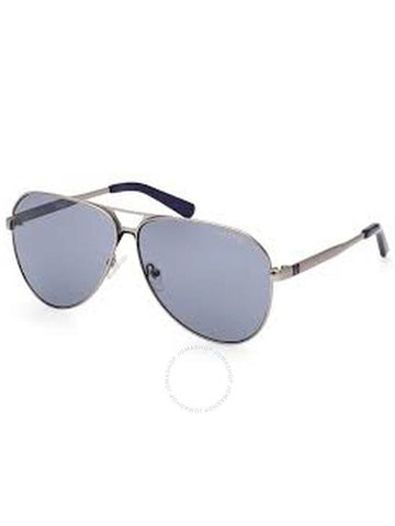 Guess Blue Pilot Men's Sunglasses GU00069 09V 61 - GUESS - BALAAN 1