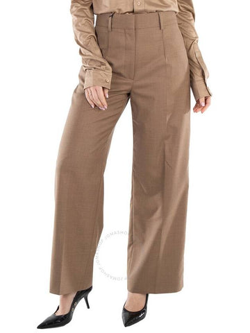 Burberry Ladies Deep Taupe Jane Tailored Trousers, Brand Size 8 (US Size 6) - BURBERRY - BALAAN 1