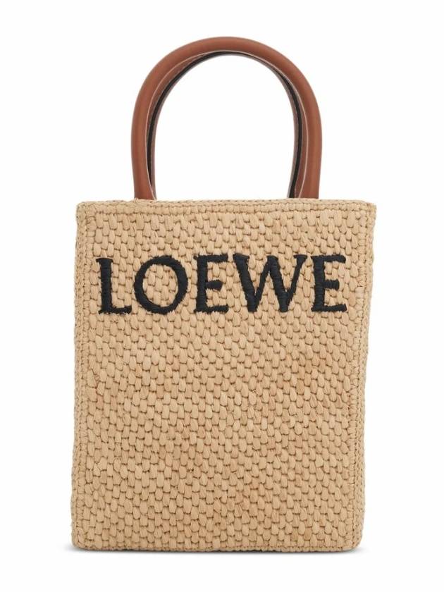 Standard A5 Raffia Tote Bag Natural - LOEWE - BALAAN 2