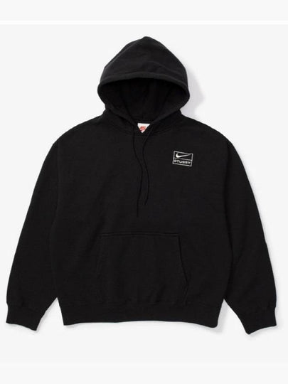 Stussy NRG RA Washed Pullover Hoodie Black - NIKE - BALAAN 2