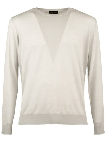 Roberto Collina Pearl Ultrafine Merino Wool Sweater - ROBERTO COLLINA - BALAAN 1