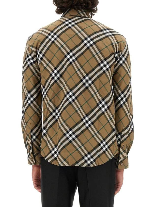 Burberry Shirt With Check Pattern - BURBERRY - BALAAN 3