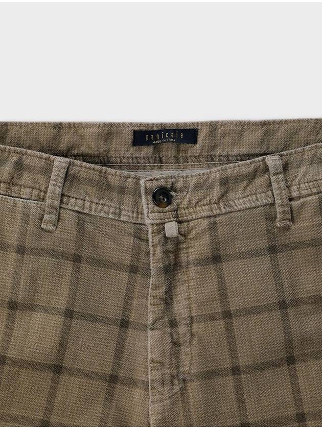 Made In Italy Check Cargo Cotton Pants F HCPT58 - PANICALE - BALAAN 3