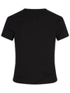 T Uncutie Long OD Short Sleeve T Shirt Black - DIESEL - BALAAN 4