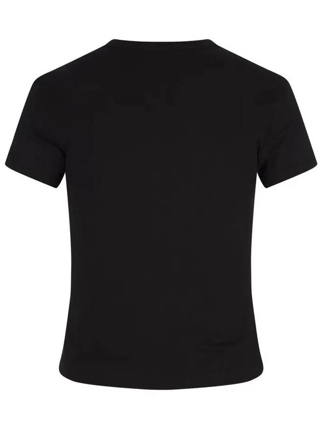 T Uncutie Long OD Short Sleeve T Shirt Black - DIESEL - BALAAN 4