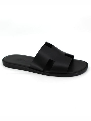 HM Izmir Men's Black Slippers 42 H212879ZH HM41SH004 - HERMES - BALAAN 1