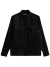 FLAT WOOL OVERSHIRT FMOS11454 9999 Men s - J.LINDEBERG - BALAAN 2