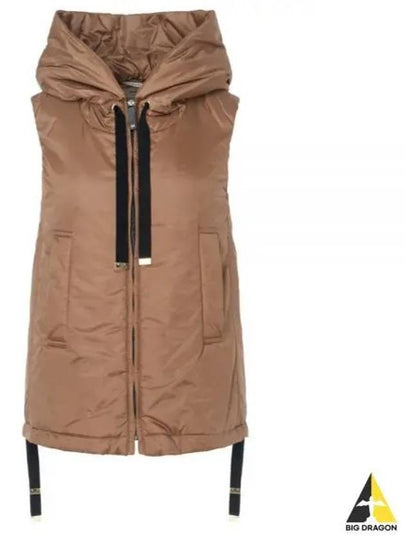 Greengo Water Repellent Padded Vest Camel - MAX MARA - BALAAN 2