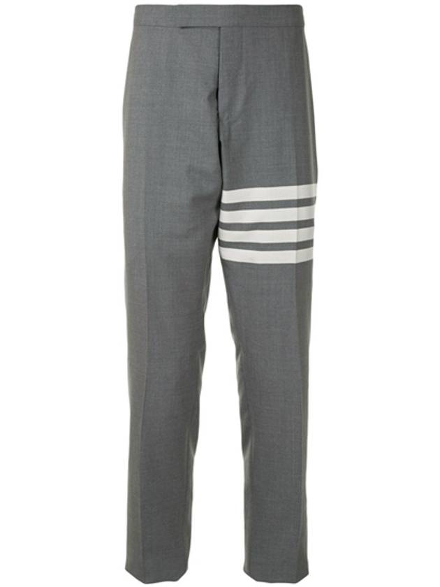 4 Bar Low Rise Slacks Grey - THOM BROWNE - BALAAN 2