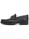 Men's David Gancini Loafers Black - SALVATORE FERRAGAMO - BALAAN 5