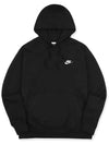 NSW Club Fleece Hoodie Black - NIKE - BALAAN 2