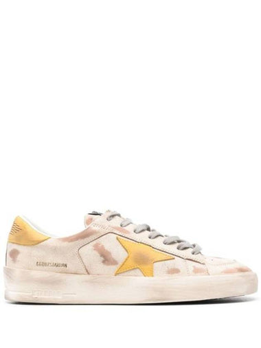 Stardan Leather Low Top Sneakers Off White - GOLDEN GOOSE - BALAAN 1