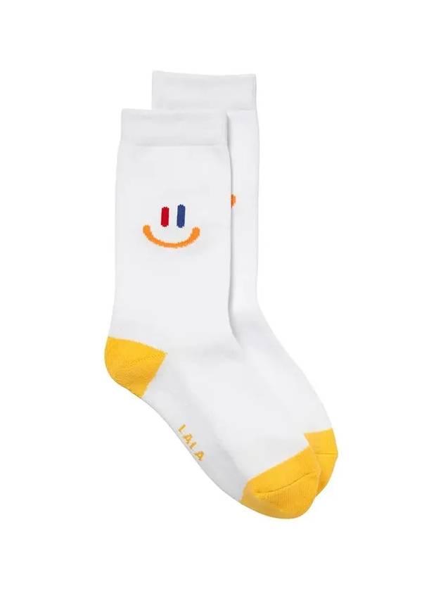 New Socks White Yellow - LALA SMILE - BALAAN 4