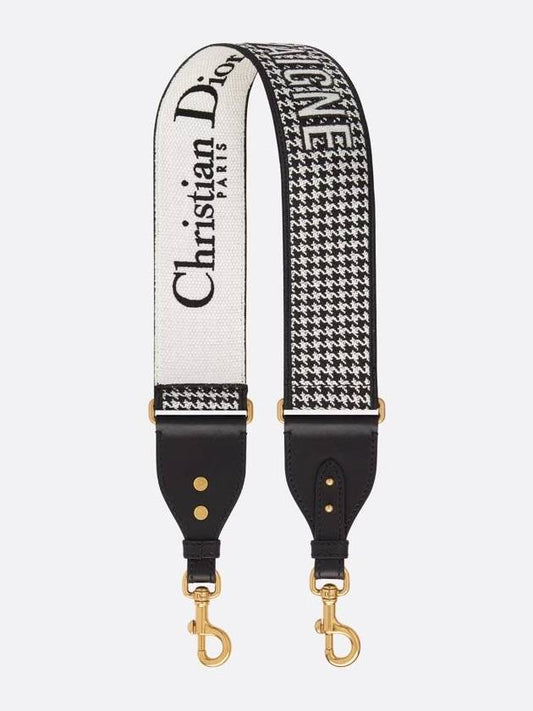 30 Montaigne Ring Shoulder Strap Black White - DIOR - BALAAN 2