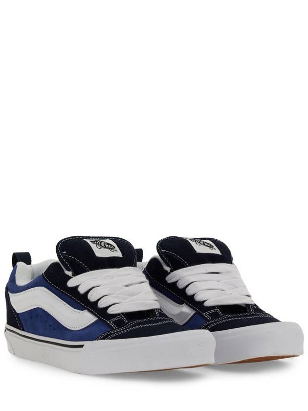 Knu Skool Lace-Up Low Top Sneakers Blue - VANS - BALAAN 10