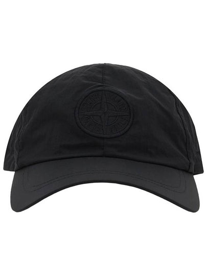 Nylon Logo Ball Cap Black - STONE ISLAND - BALAAN 2