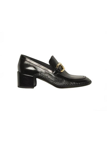 Patent calfskin gold plated CC logo loafers black - CHANEL - BALAAN 1