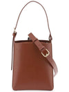 Virginie Leather Small Shoulder Bag Brown - A.P.C. - BALAAN 1