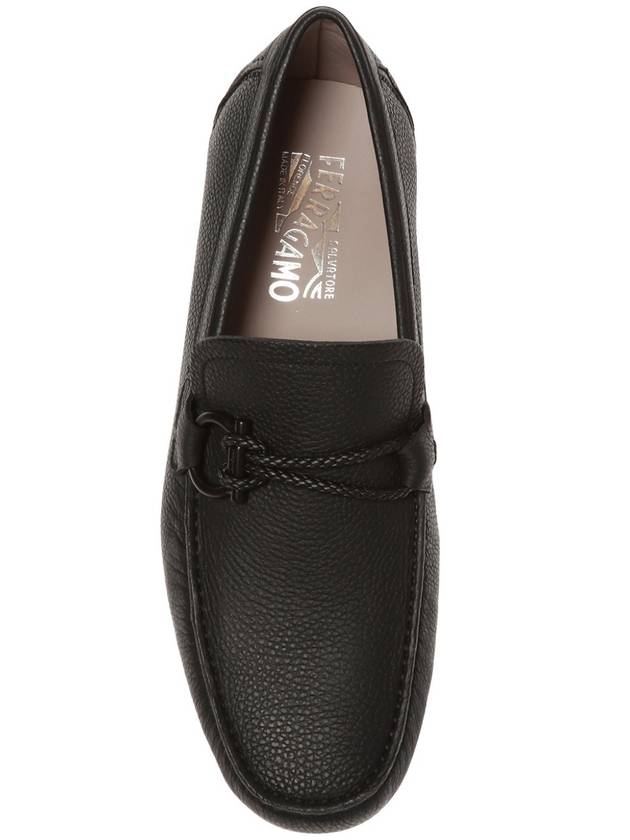 FERRAGAMO ‘Front 4’ Moccasins, Men's, Black - SALVATORE FERRAGAMO - BALAAN 6